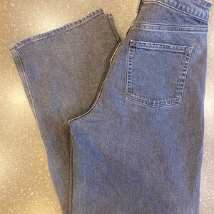 Old Navy Extra High-Rise Sky-Hi Wide Leg Jeans Size 10 Color: Black Wash